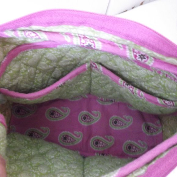 Vera Bradley Bermuda Pink 2005 Crossbody Purse - Picture 4 of 5